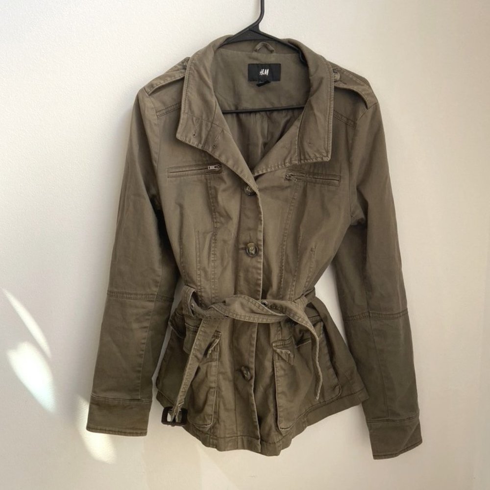 H&M Cargo Jacket with belt